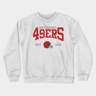 Retro San Francisco Football Crewneck Sweatshirt